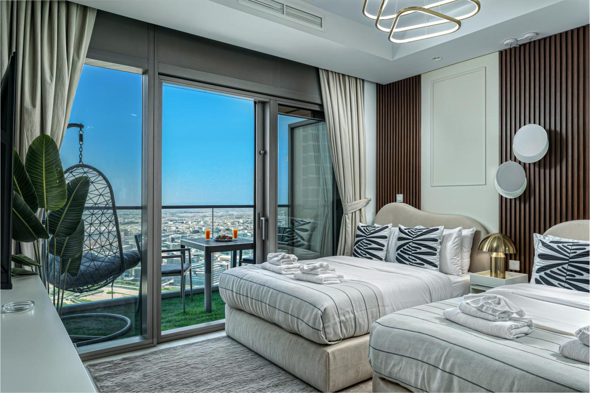 Apartment Scenic Infinity Pool With Burj Khalifa Views