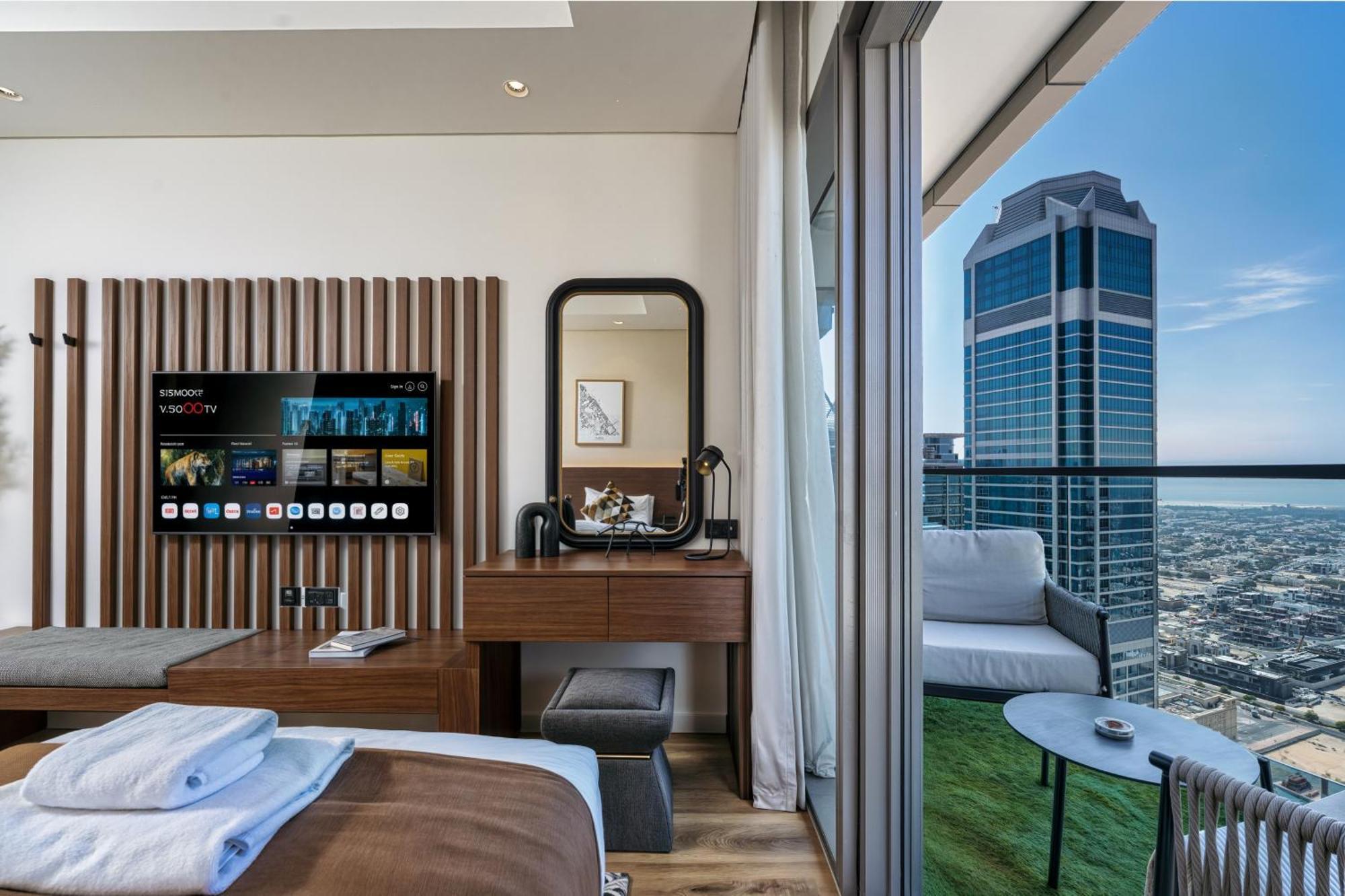 Apartment Scenic Infinity Pool With Burj Khalifa Views Dubai