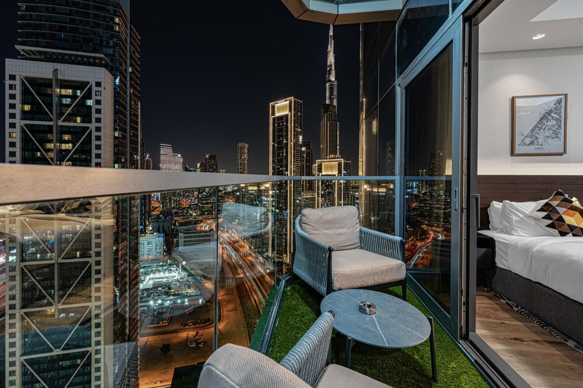 Apartment Scenic Infinity Pool With Burj Khalifa Views Dubai